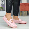 Mocassim de Couro Feminino LV