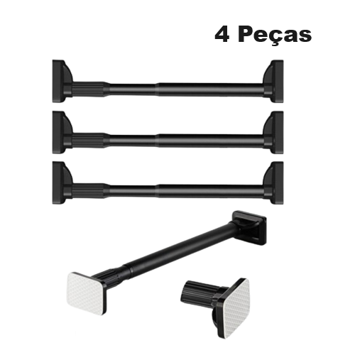 [Compre 2 Leve 4] Varal Multiuso Retrátil - 6Metros de Abertura Cada + Brinde